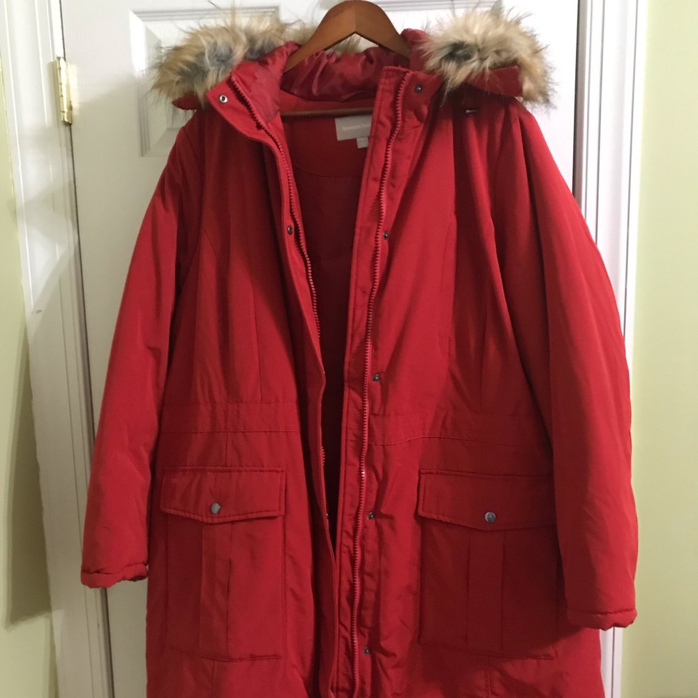 Knee Length Arctic Parker from Woman Within